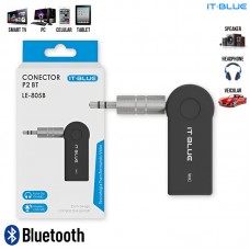 Adaptador P2 Bluetooth Receptor Música Veicular LE-805B It-Blue